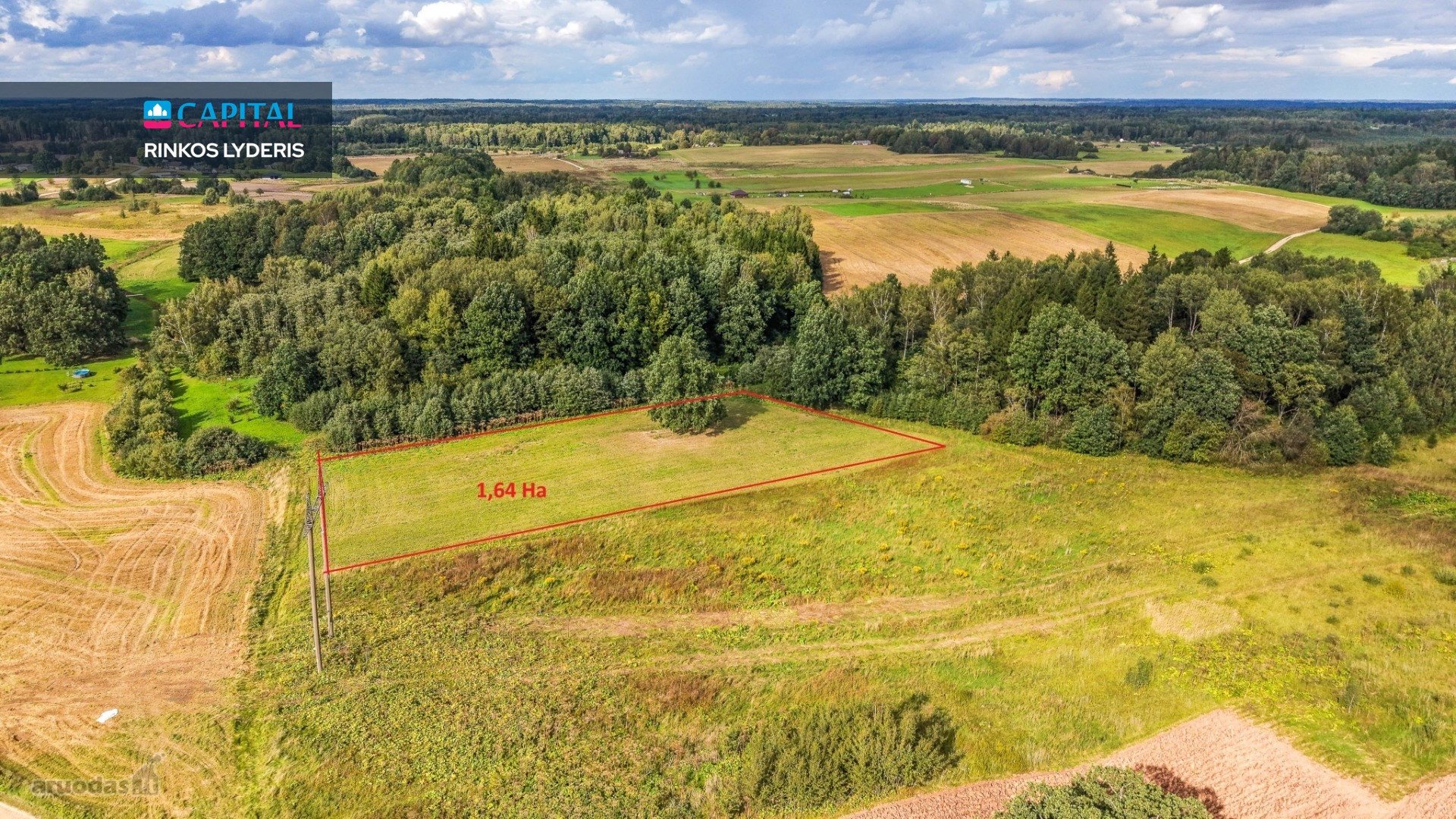 Gudeliai, Vaizdingas Sklypas Žemės Ūkio