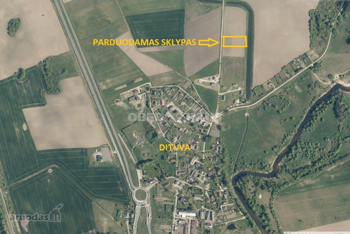 Didelis sklypas gyvenamajai statybai Dituvos