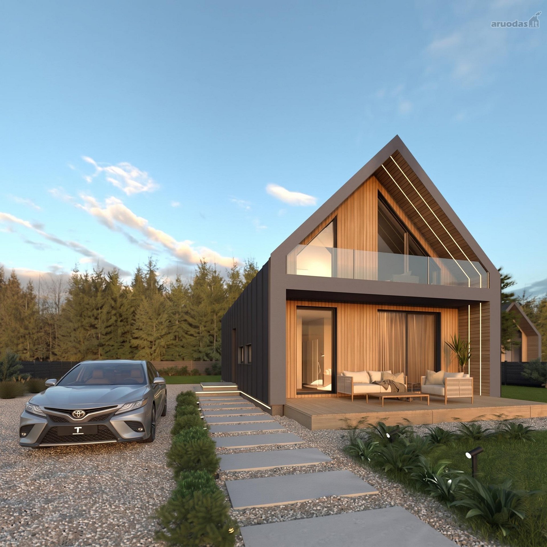Parduodamas 123 m² namas naujai