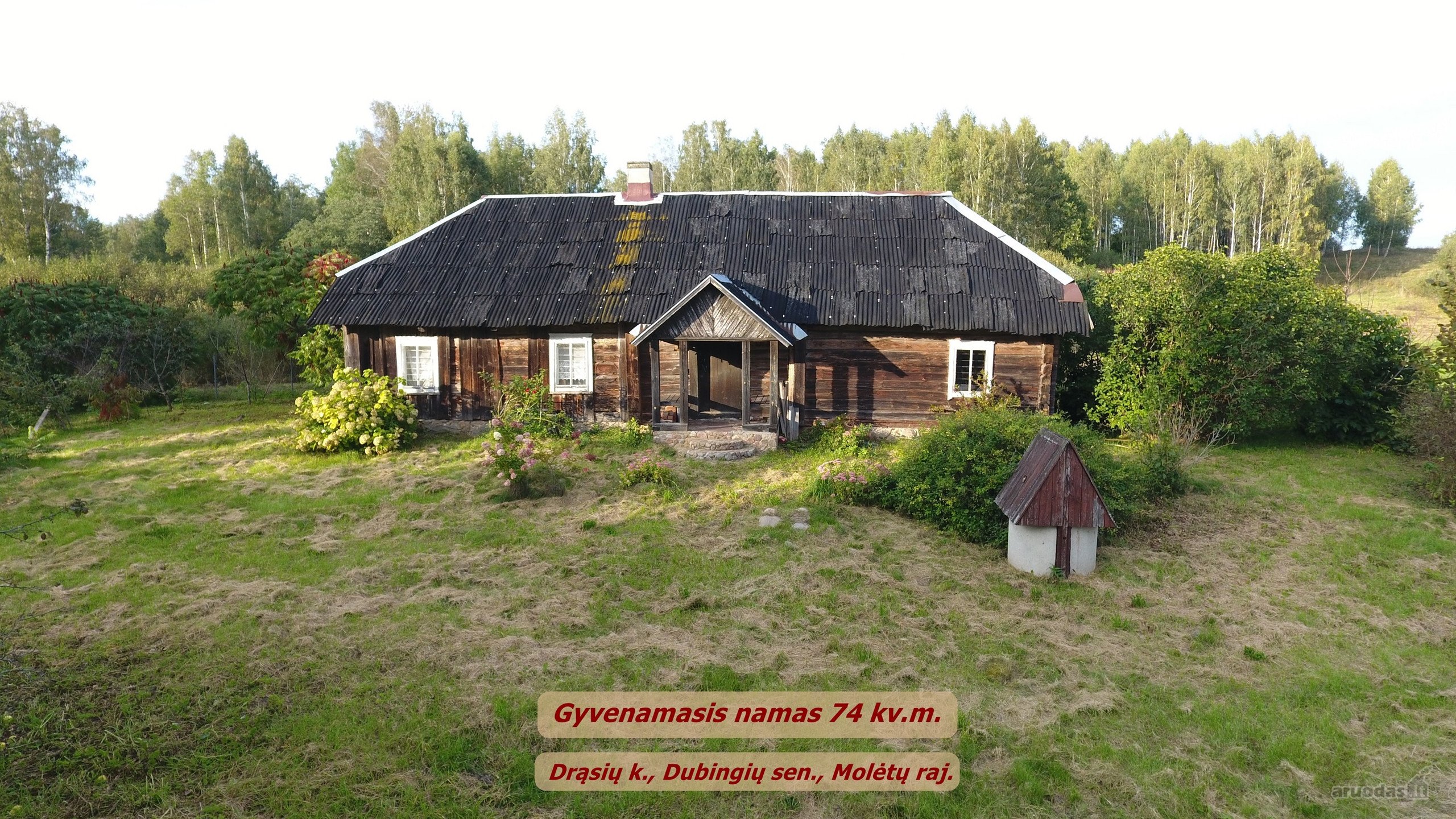 Parduodama rastinė sodyba su geru gyvenamuoju