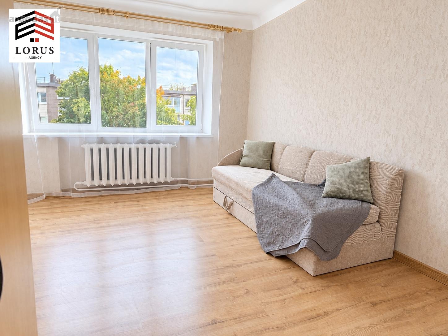 Nuomojamas 2 kambarių butas Šiauliuose,