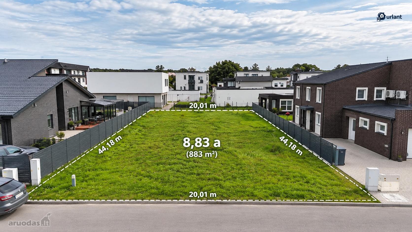 Parduodamas 8,83 Arų Namų Valdos Sklypas