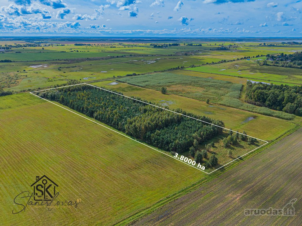 Parduodamas 3.8000 Ha Žemės Sklypas Šilutės R
