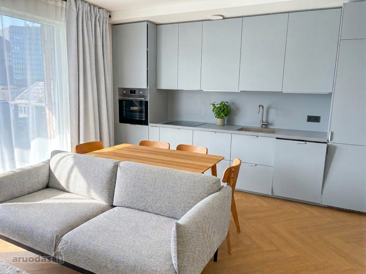 Nuomojamas Visiškai Naujas 3 Kambarių Butas