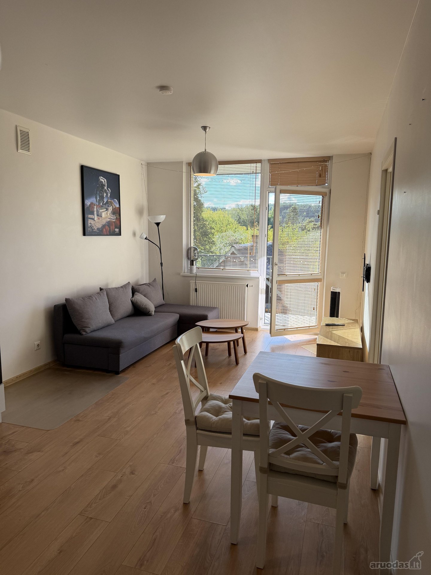 Šviesus, pilnai įrengtas 2 kambarių 40 m²