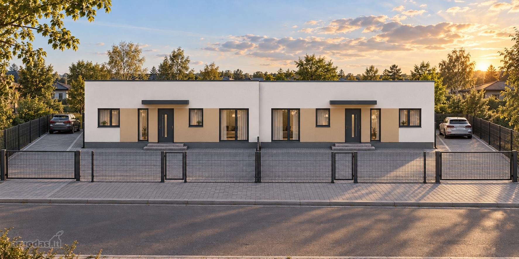 Liepsnos namai – vieno aukšto A++ namai