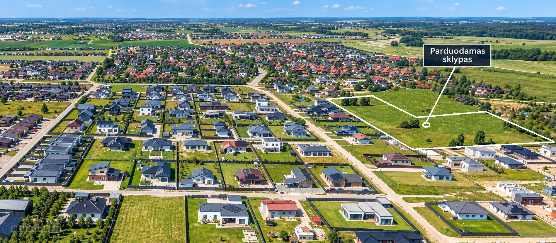 Parduodamas 1,9158 Ha Sklypas Klemiškėje II,