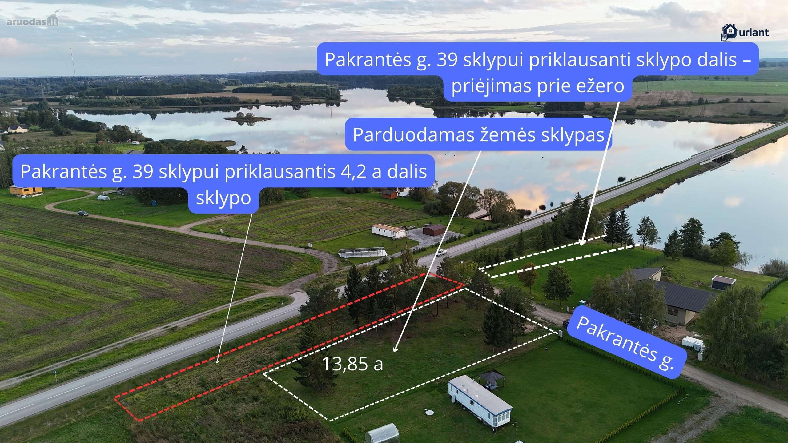 Parduodamas 13,85 A Žemės Sklypas Šalia Bubių