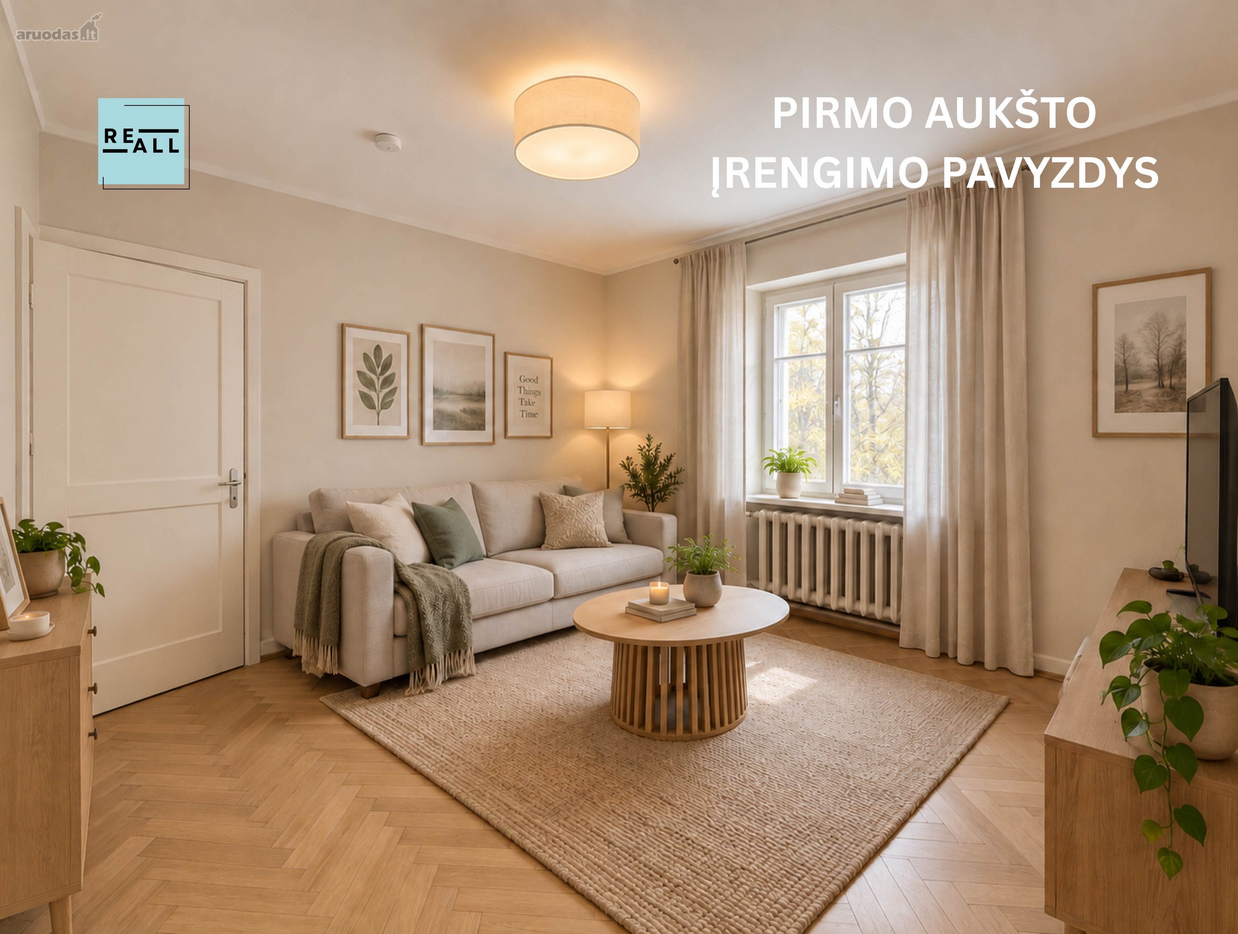 Parduodamas 62,95 M² Butas Su Garažu Ir