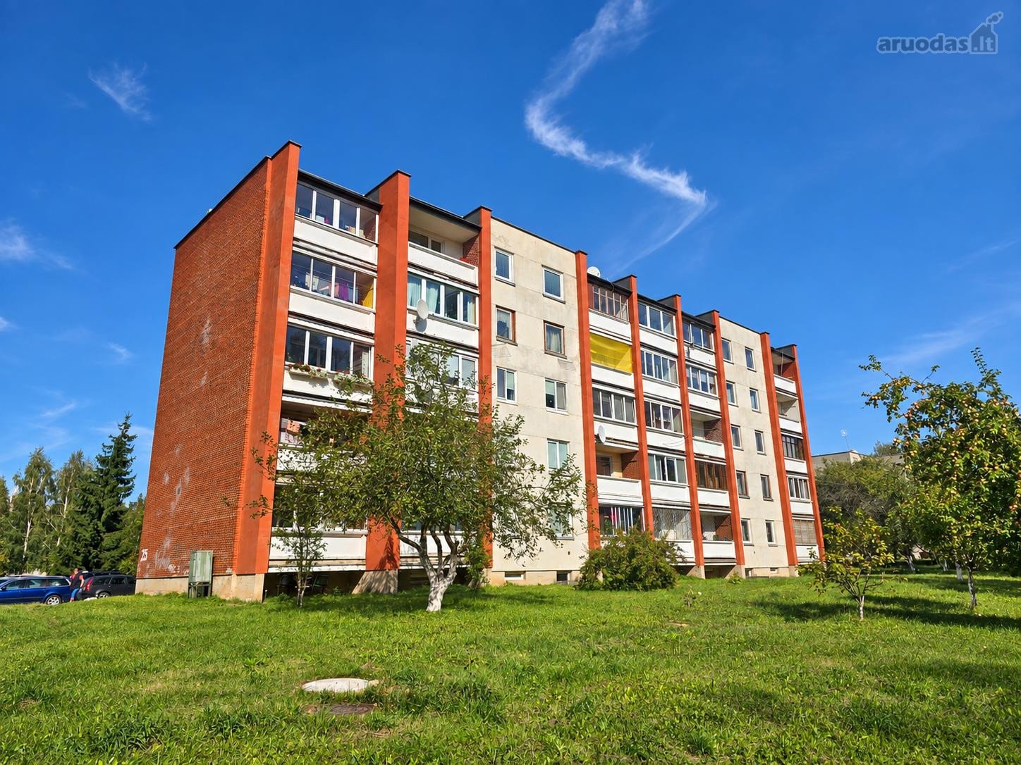 Parduodamas 48,66 kv. m ploto 2 kambarių