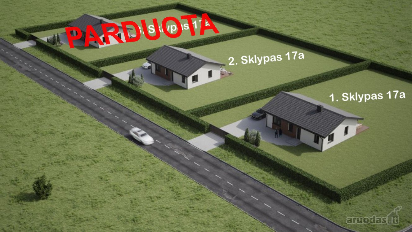 Parduodamas 17a. namų valdos paskirties