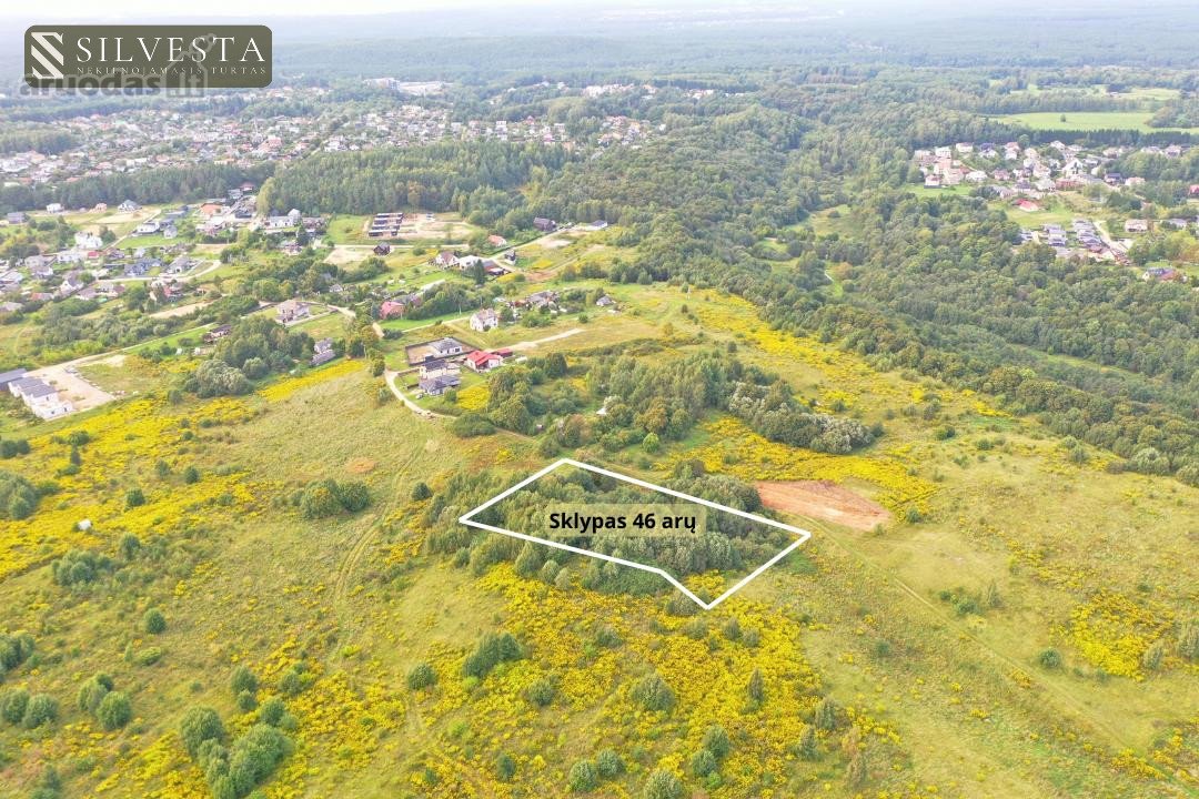 Vilniaus m., Pupų g. parduodamas 46 arų žemės