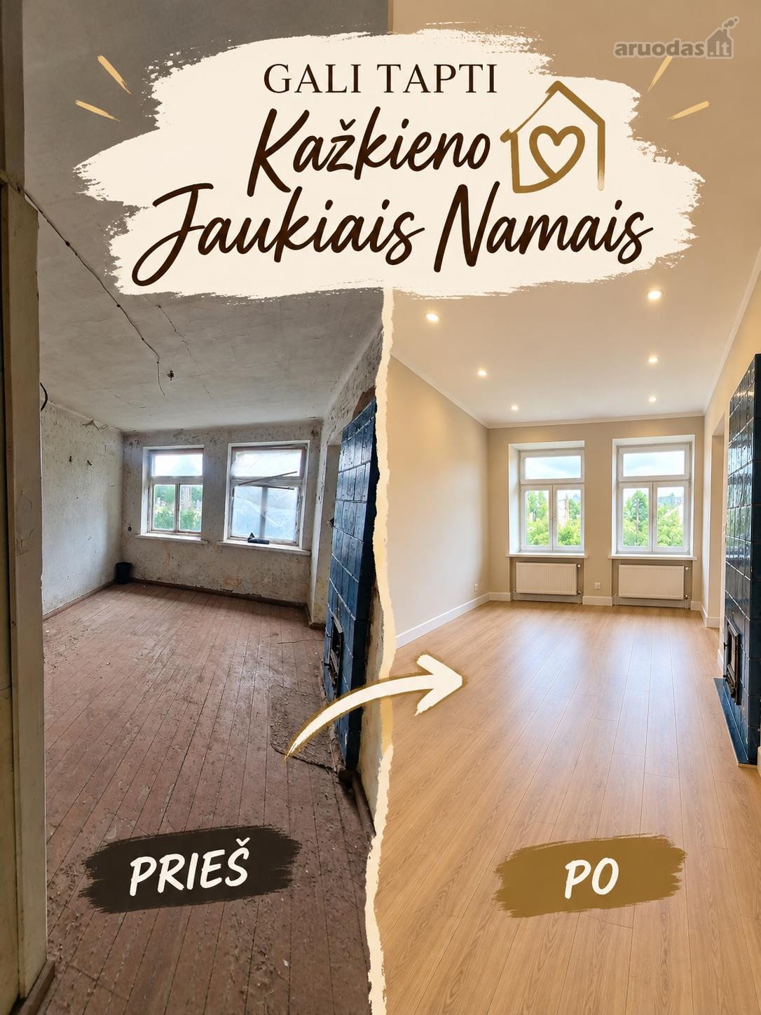 Parduodamas butas yra Tauragės r.