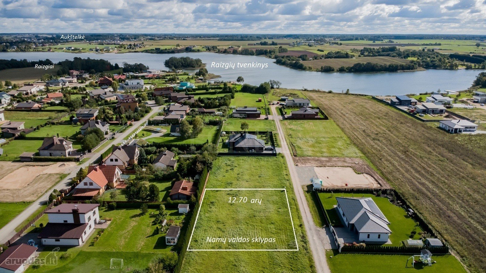 Parduodamas 12,70 arų namų valdos sklypas