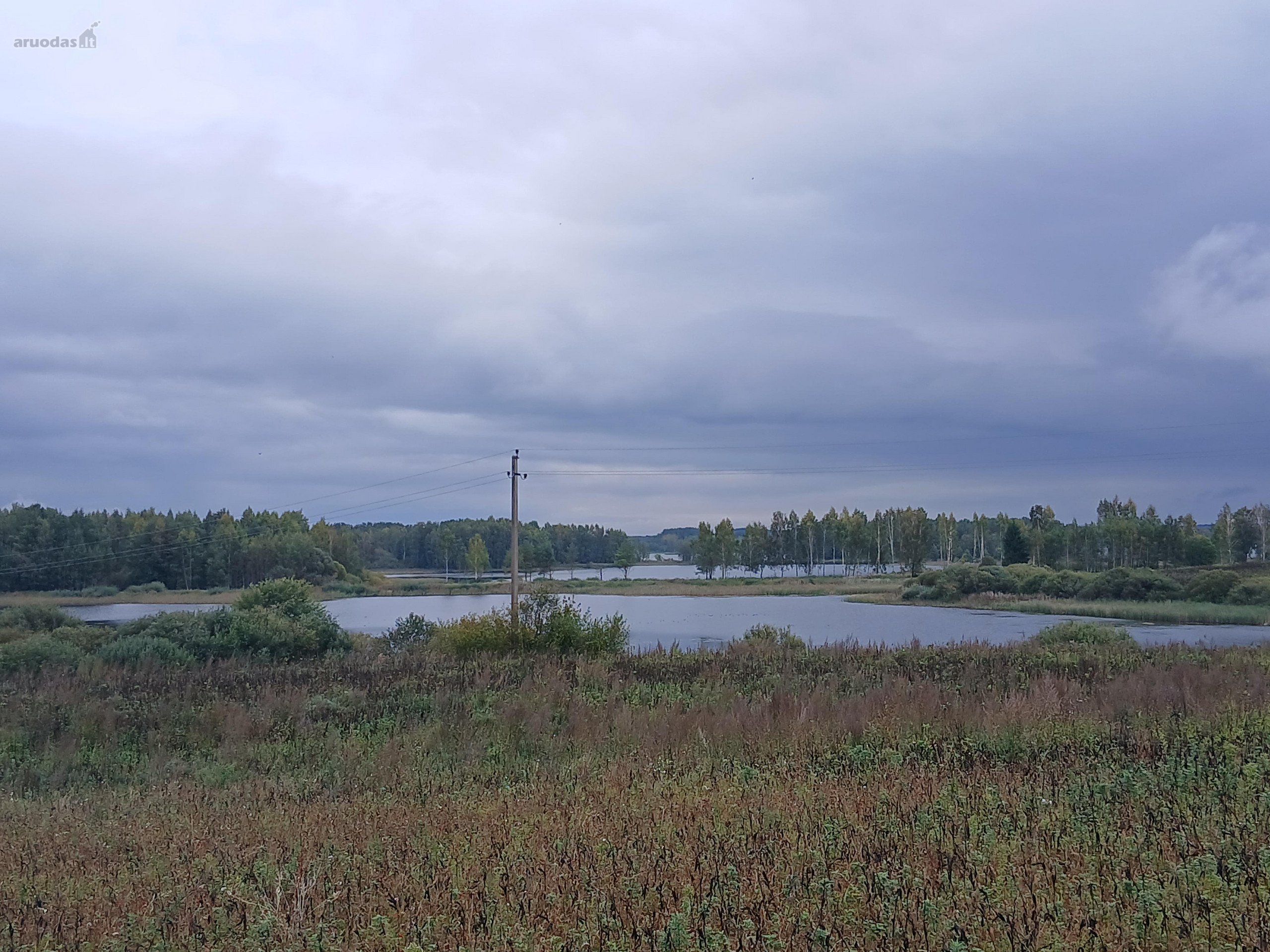 Sklypas Su Panorama Tvenkinių Bei Ežerų