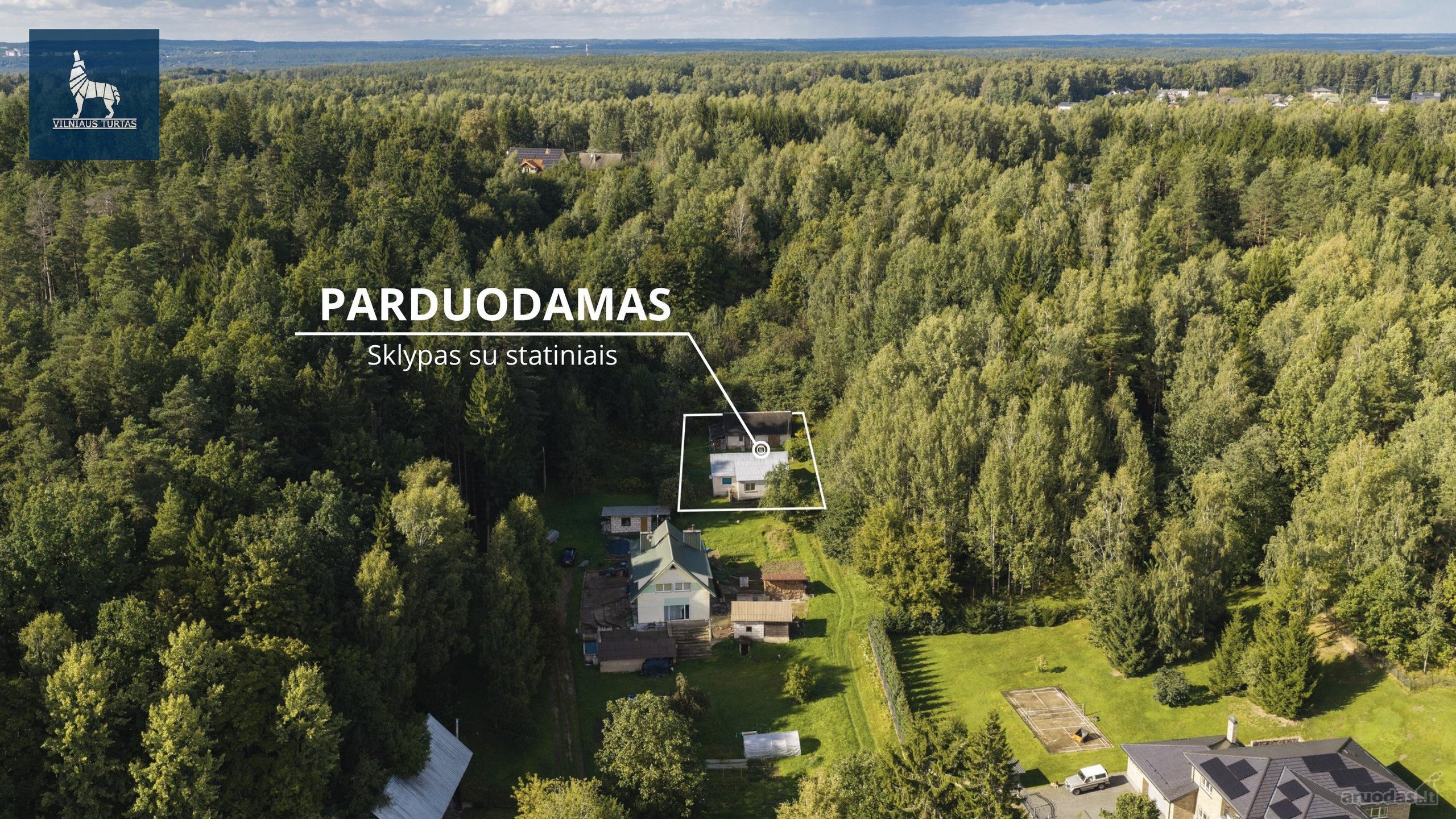 Parduodamas gyvenamasis namas su 6 arų sklypu