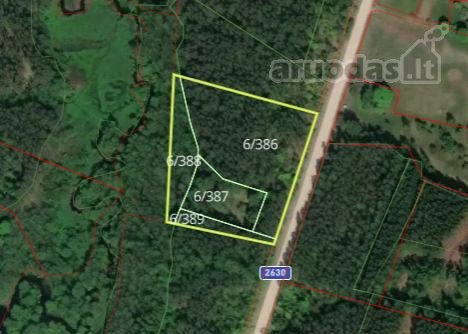 Parduodamas 1,45 ha ploto miškas Kazlų rūdos raj.