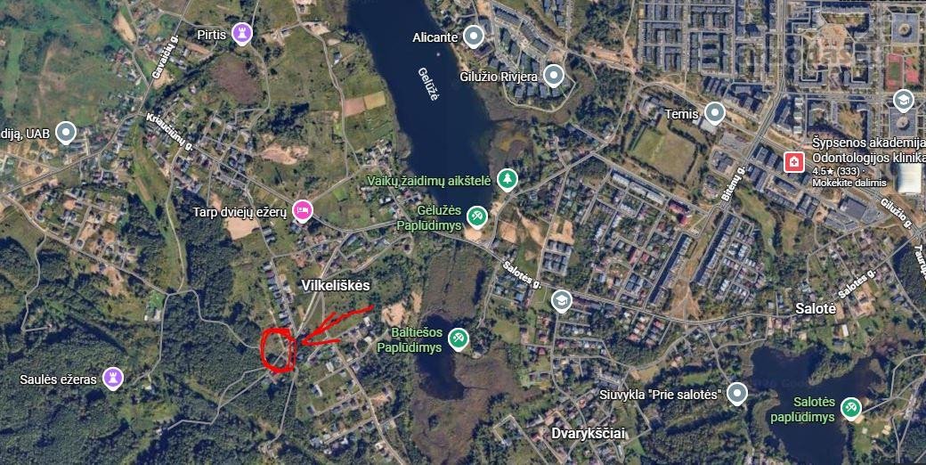 9,79 arai namų valdos (dvibutė) labai
