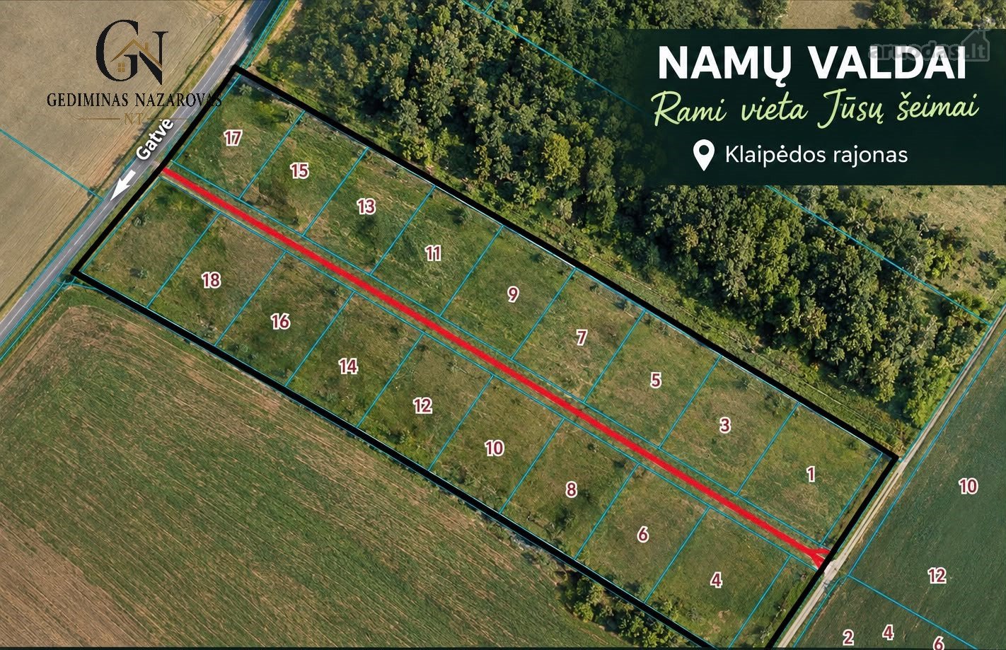Investicinė Galimybė Leliuose – 2,55 Ha