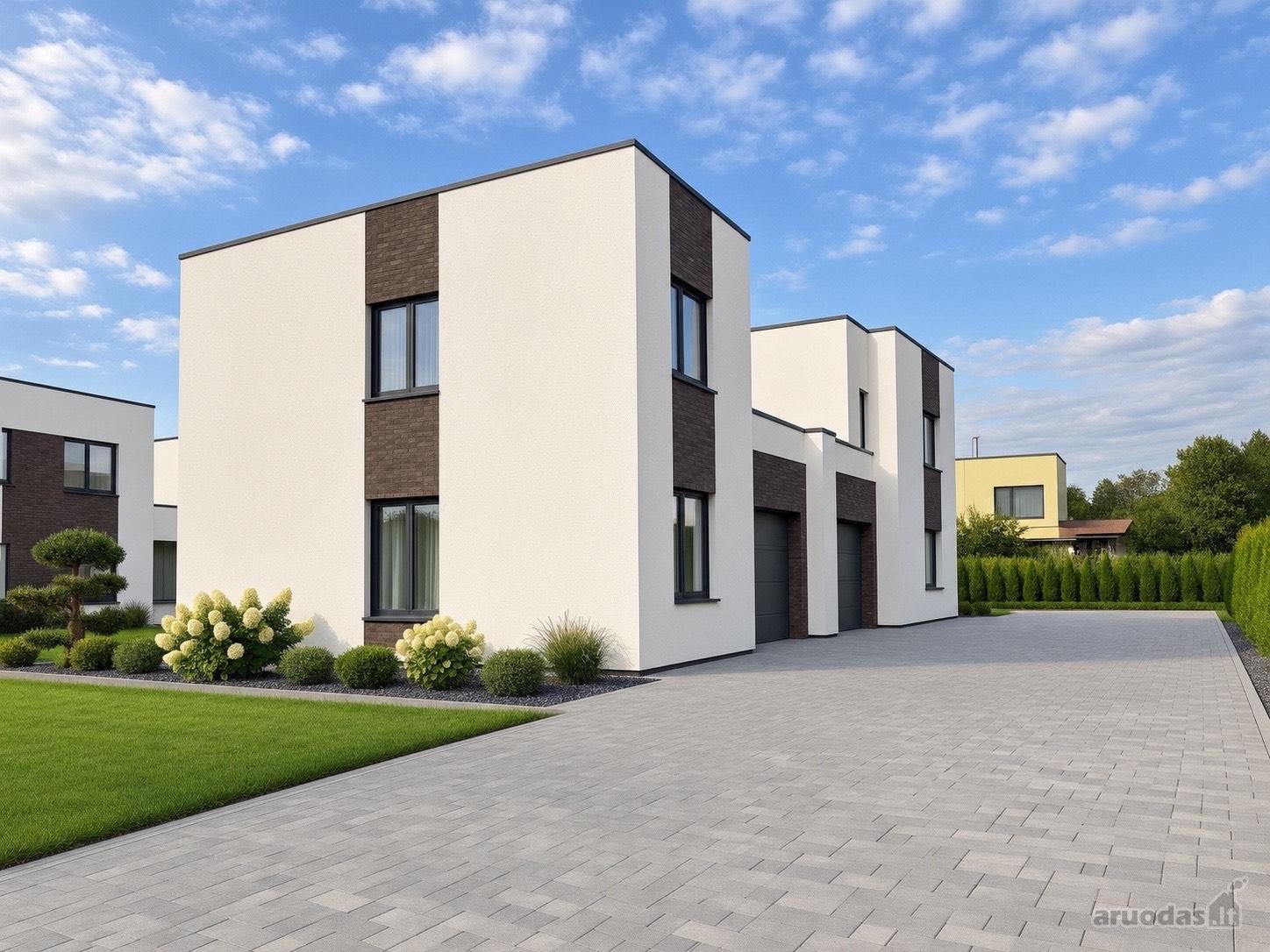 Naujas modernių kotedžų kvartalas Trakų