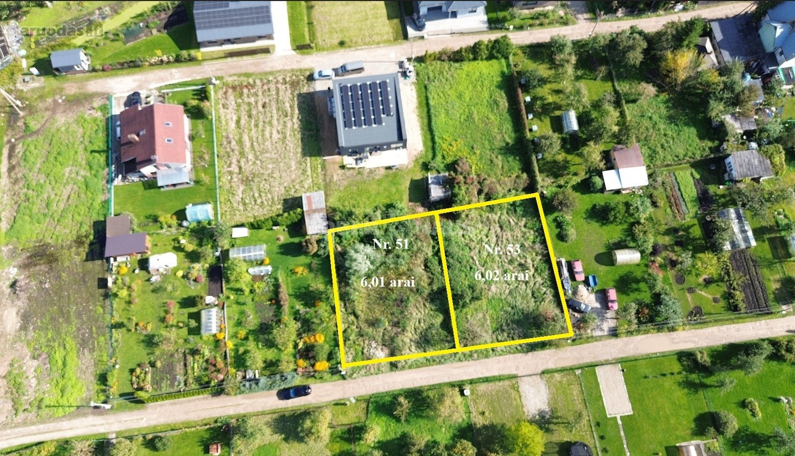 Parduodami sklypai su namų projektais ir