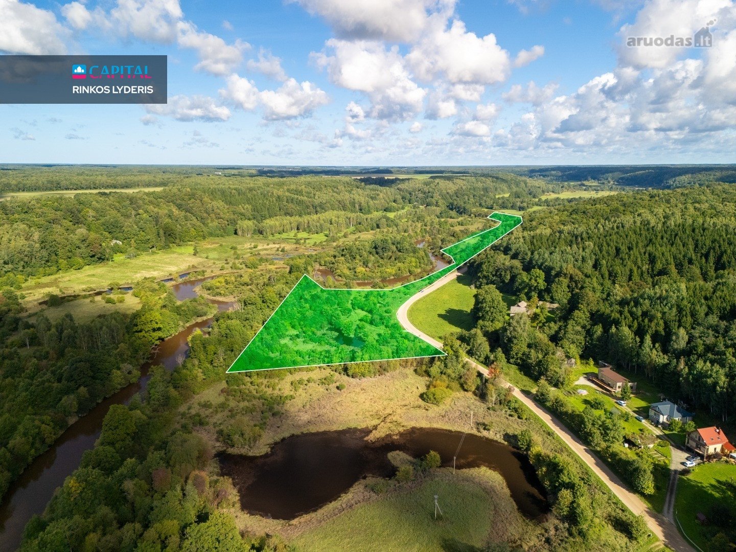 Parduodamas išskirtinis 6,20 ha sklypas