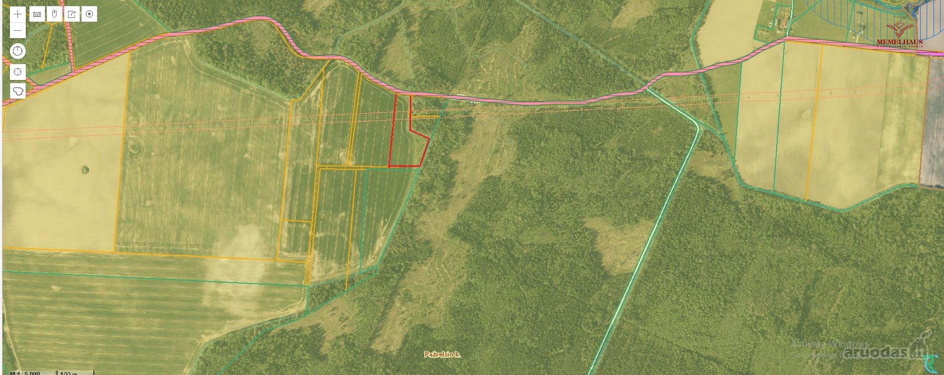 Parduodamas 1,51 Ha Žemės Sklypas Klaipėdos R