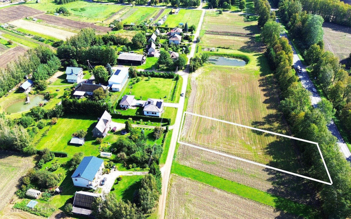 Parduodamas 19 arų žemės ūkio paskirties
