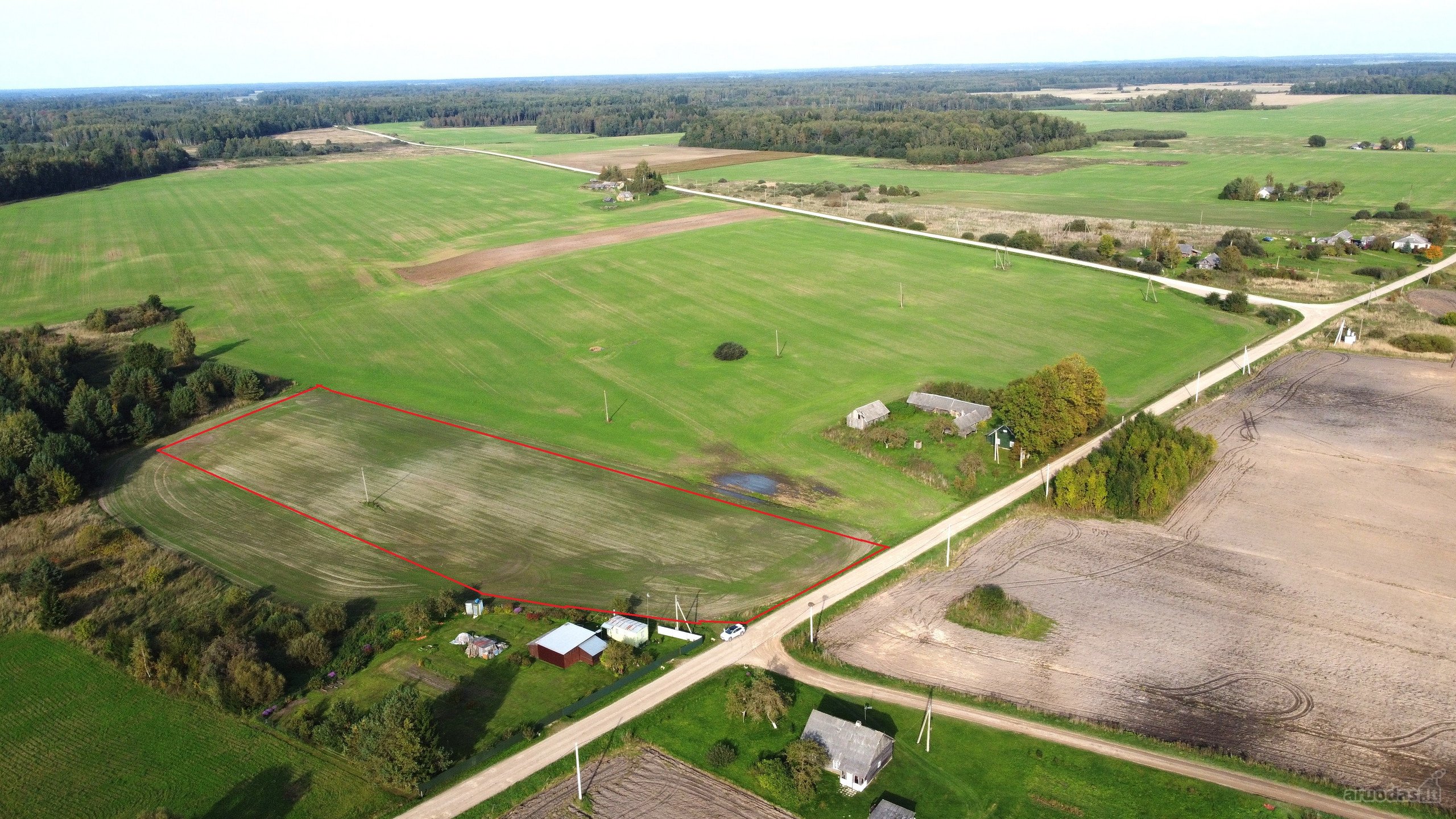 Upninkų sen., Keižonių k. parduodama 1,26 ha
