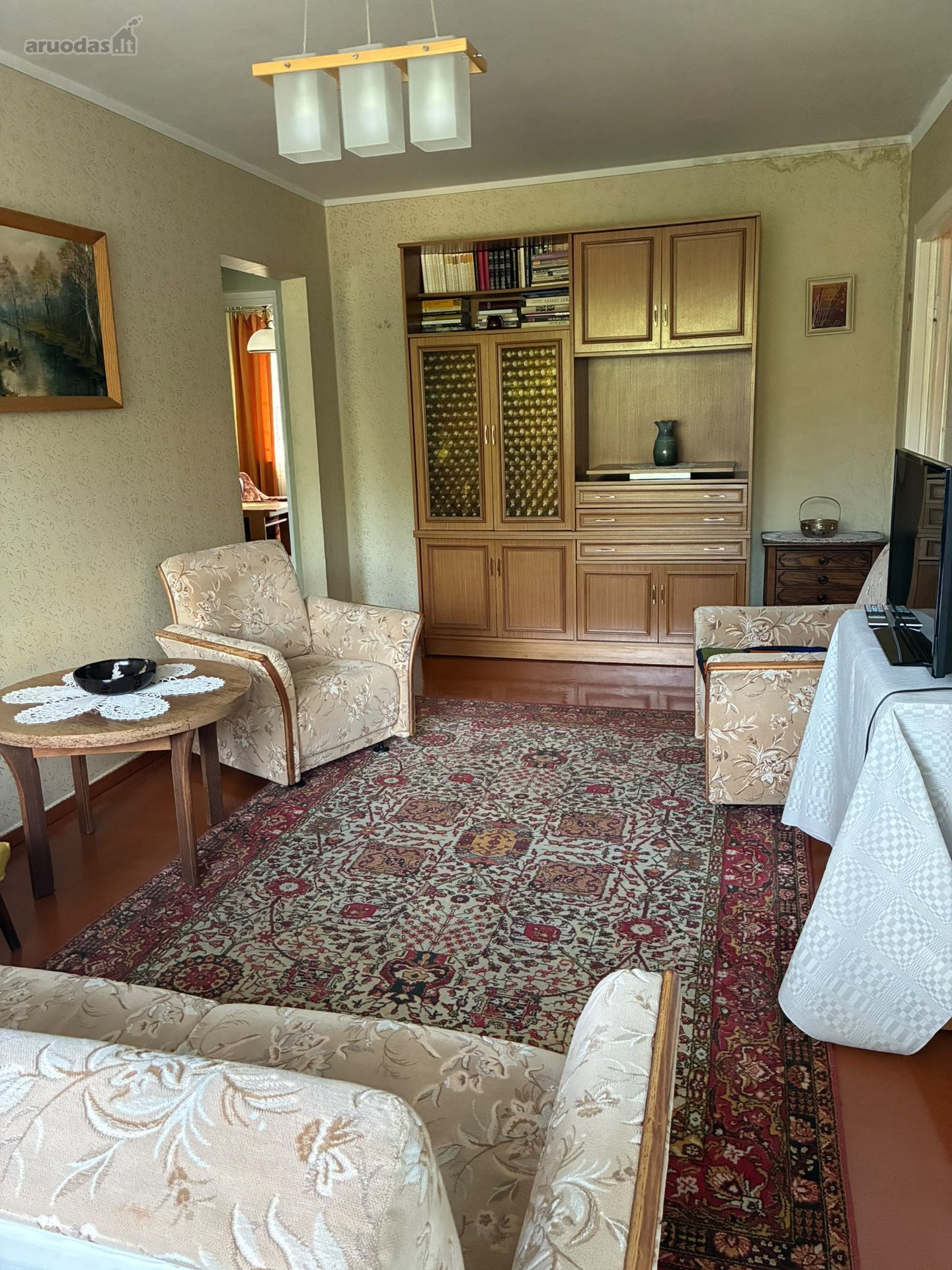 Išnuomojamas tvarkingas, jaukus 3k. butas,