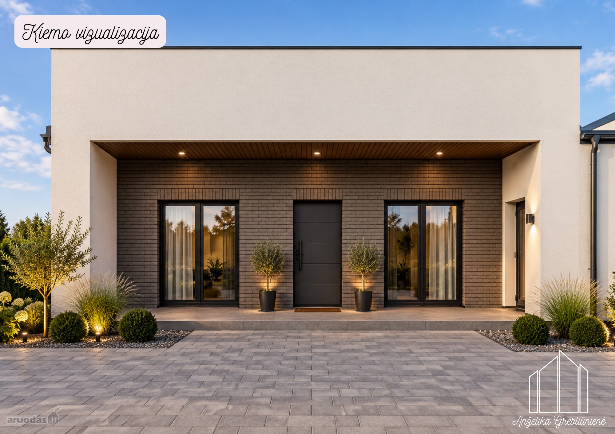 Naujas 113,27 M² Dvibutis Abromiškėse  A++ 