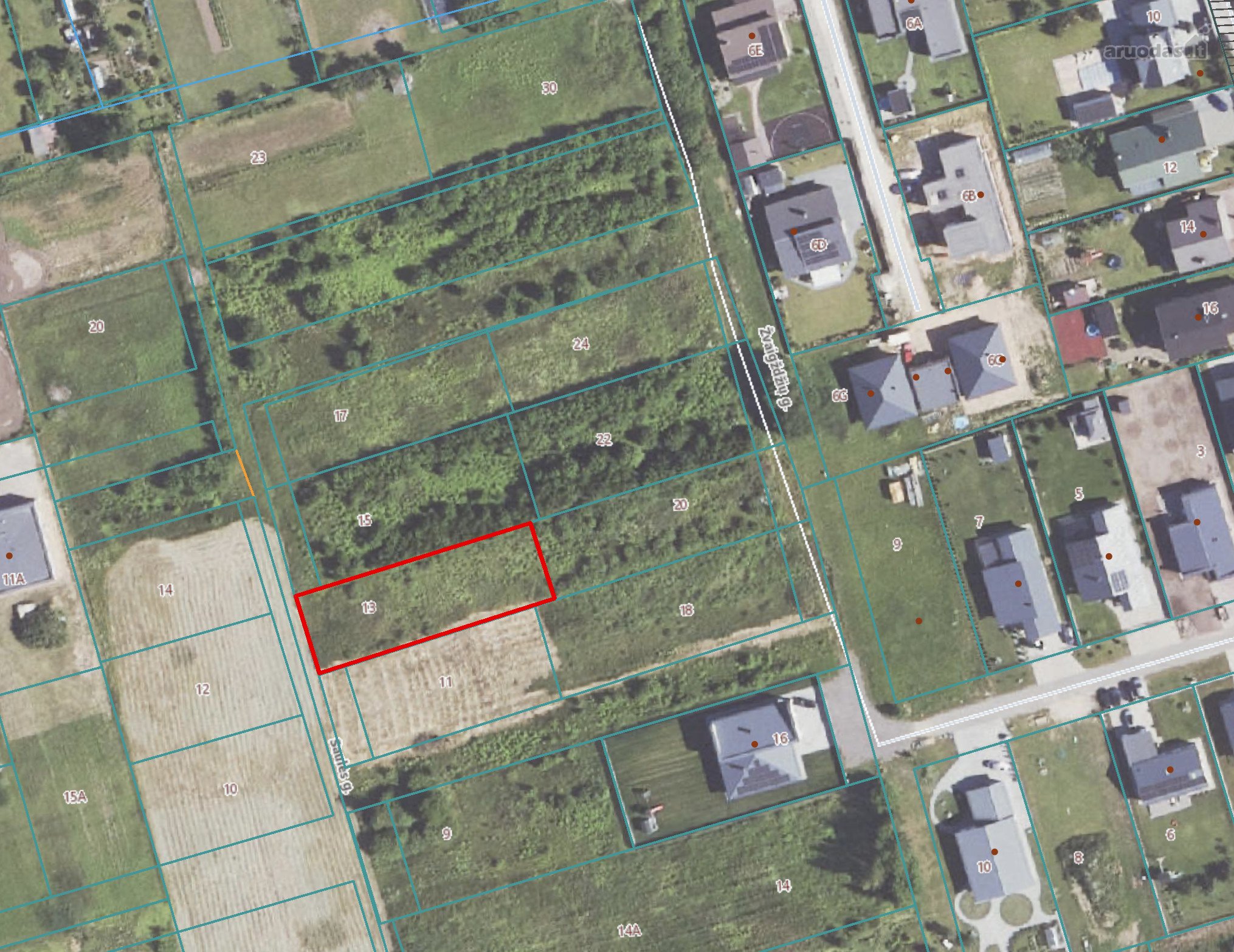 Investicinis 9,60 a sklypas Dembavoje – 19 500 €