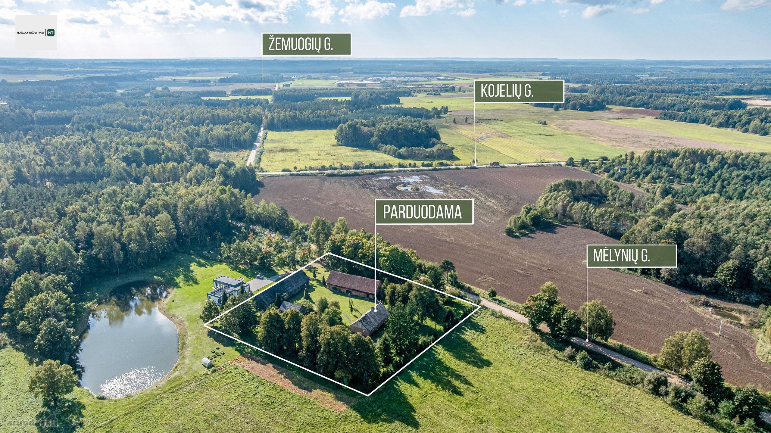 Parduodama Autentiška Vokiška Sodyba Su 0,96