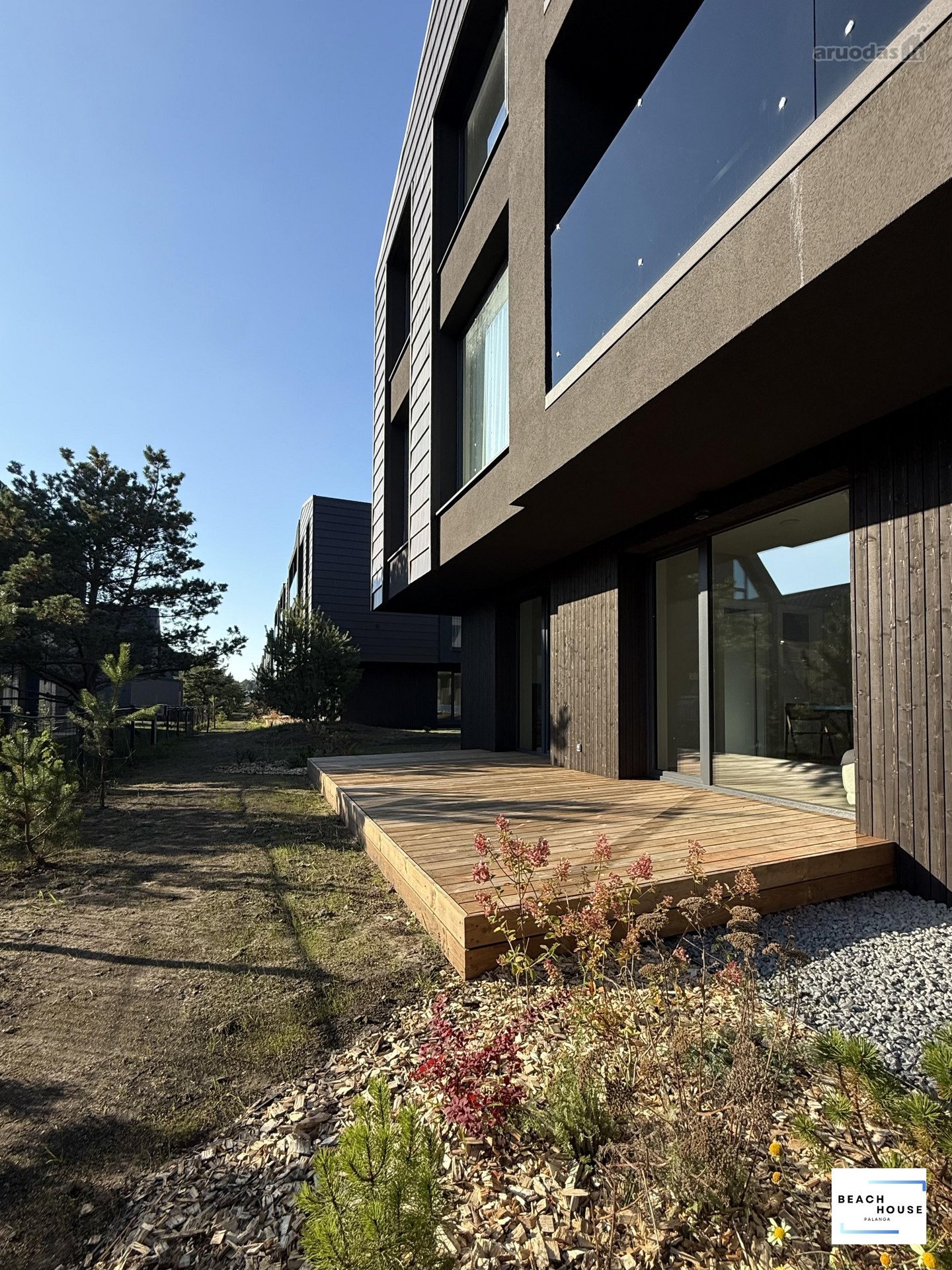 2 kambarių butas su didele terasa projekte