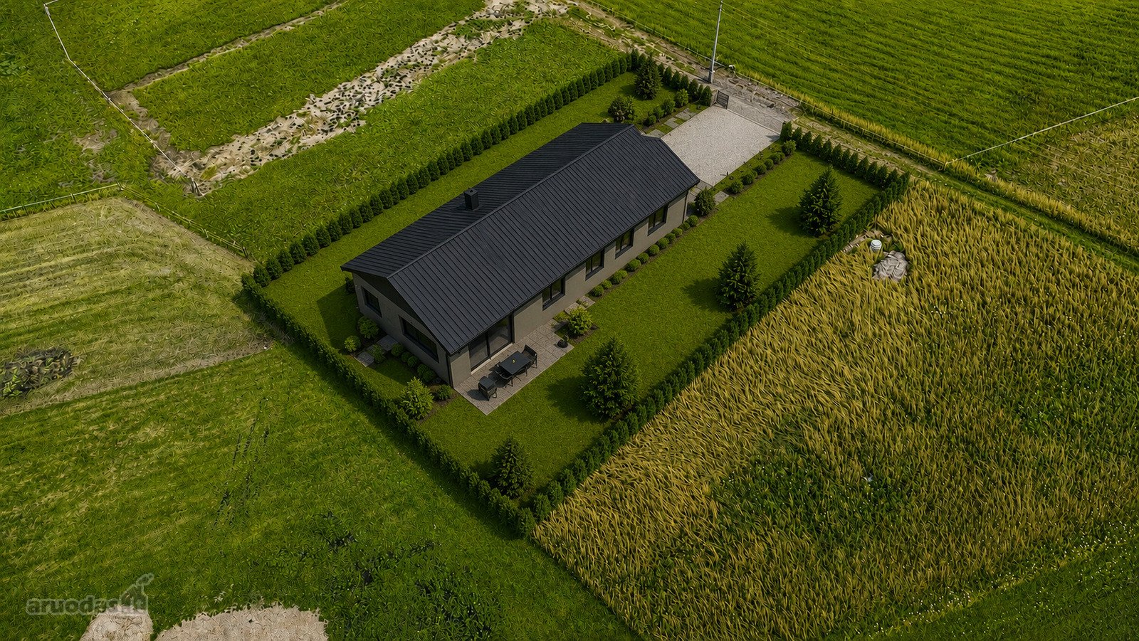 Amberti Nt agentūra parduoda 15 arų namų