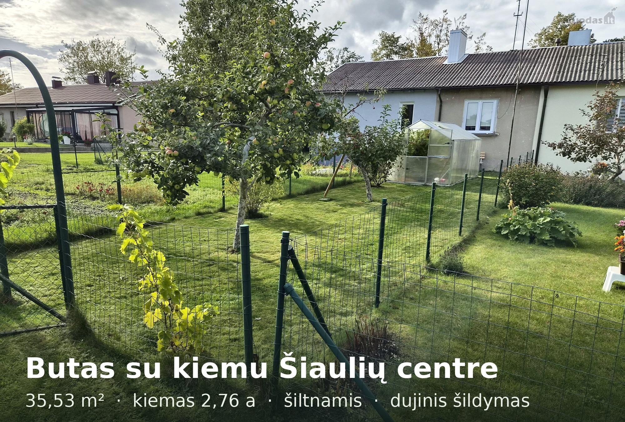 Parduodamas įrengtas 35,53 kv. m 1 kambario