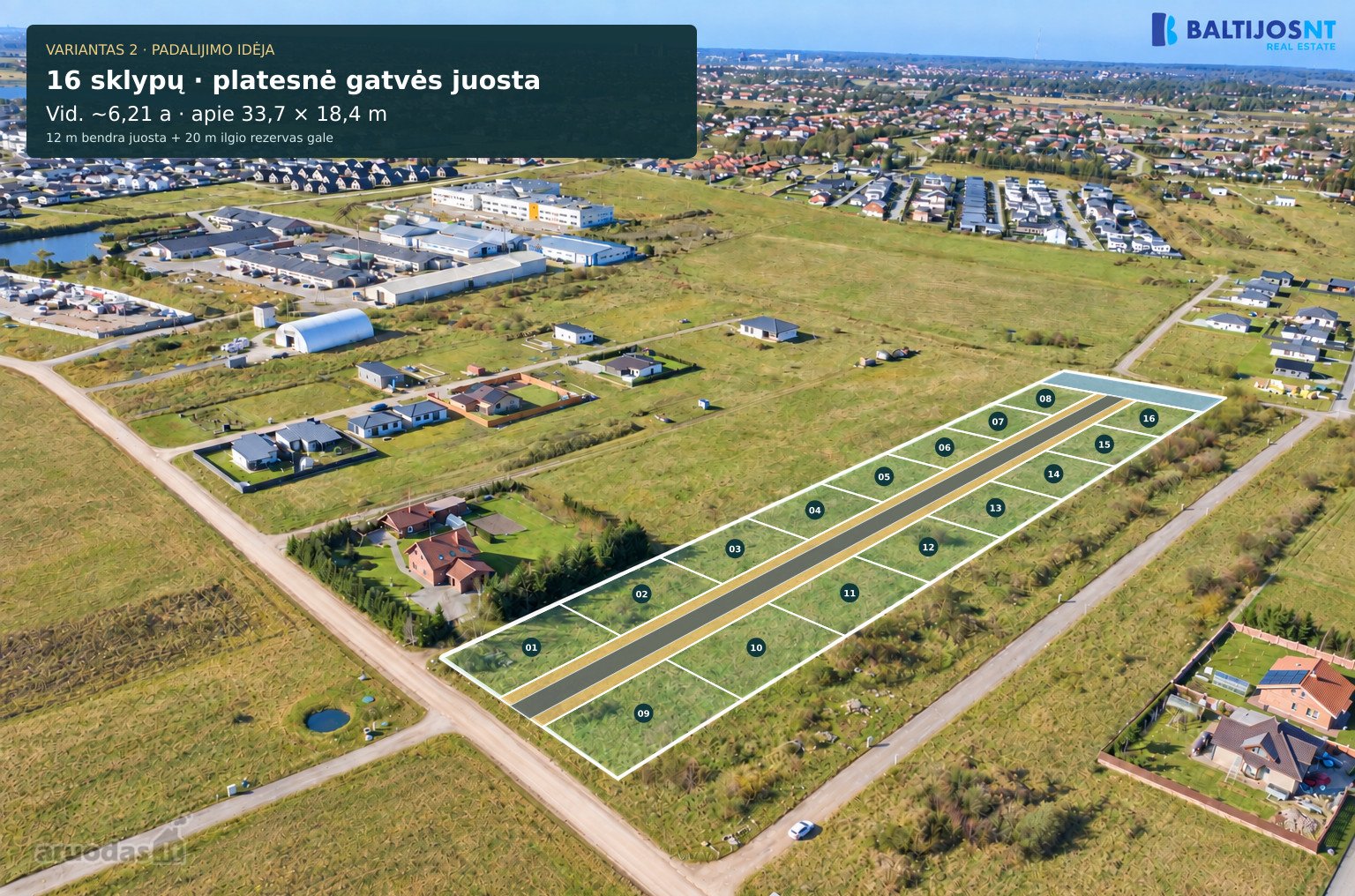 Parduodamas 1,4147 Ha Žemės Sklypas