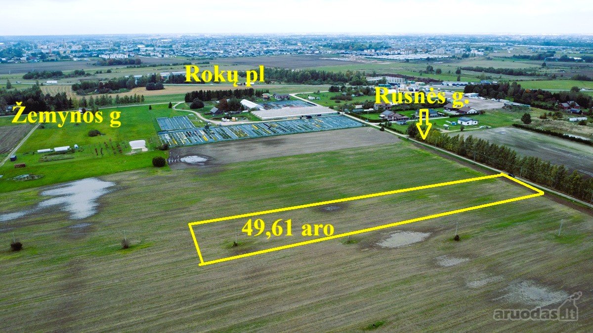 Parduodamas erdvus 49,61 aro sklypas,
