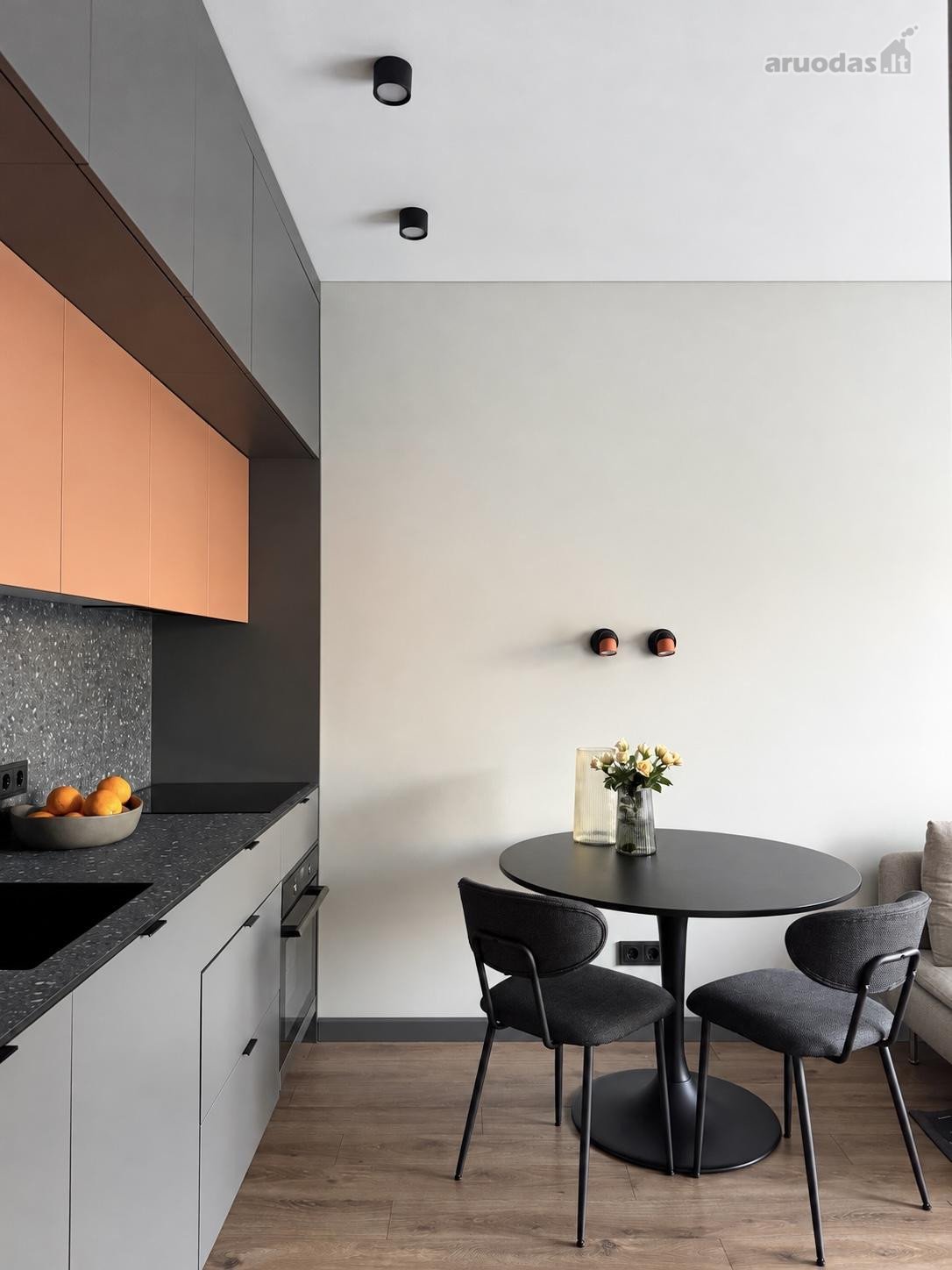 Parduodamas 34,14 m², dviejų kambarių butas