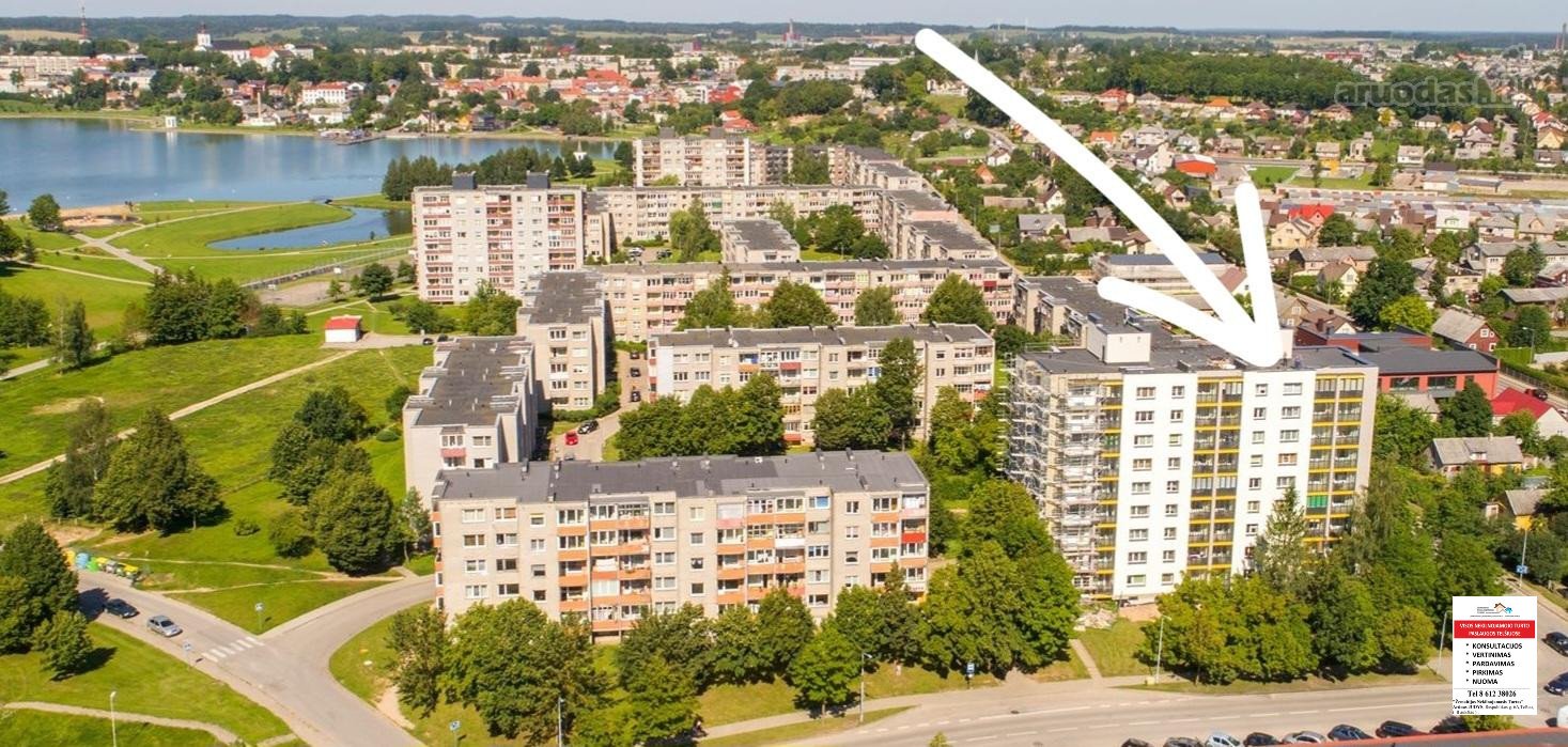 Parduodamas arba išnuomojamas dviejų kambarių