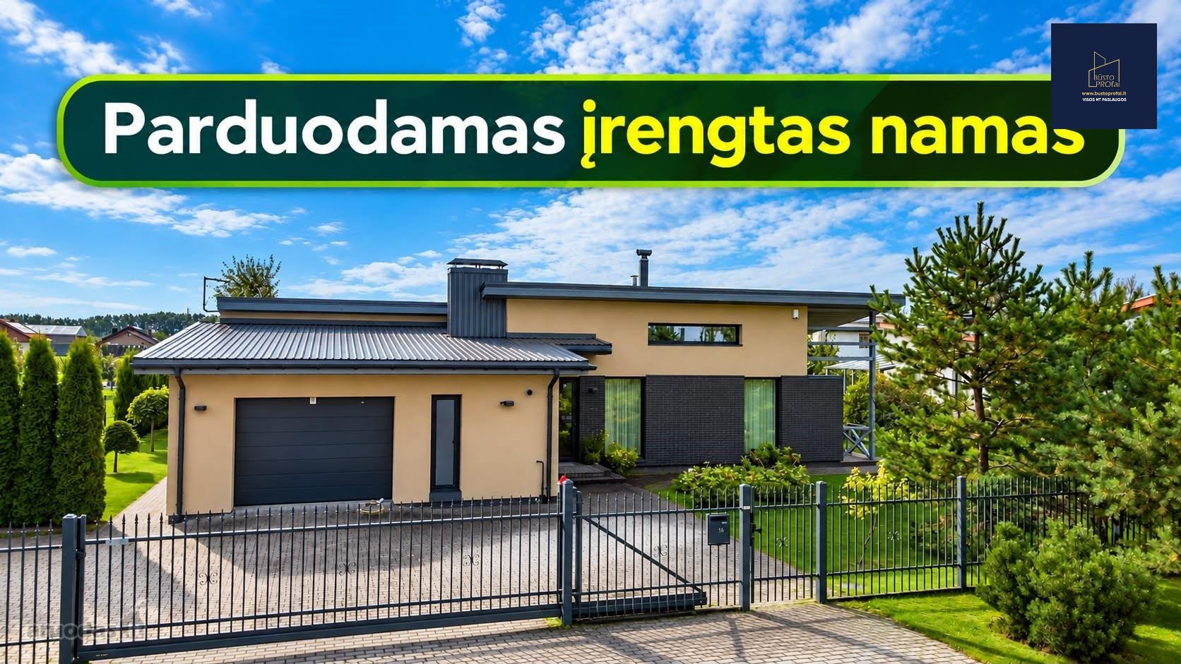 Parduodamas pilnai įrengtas 154,10 kv. m