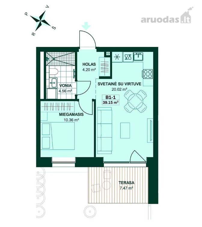 Šiam butui pritaikyta -10 000 nuolaida!