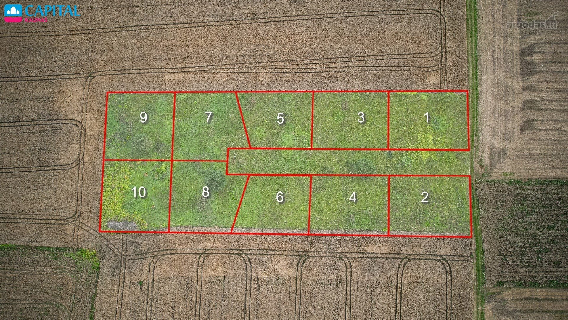 Parduodamas 112 arų namų valdos sklypas Kauno