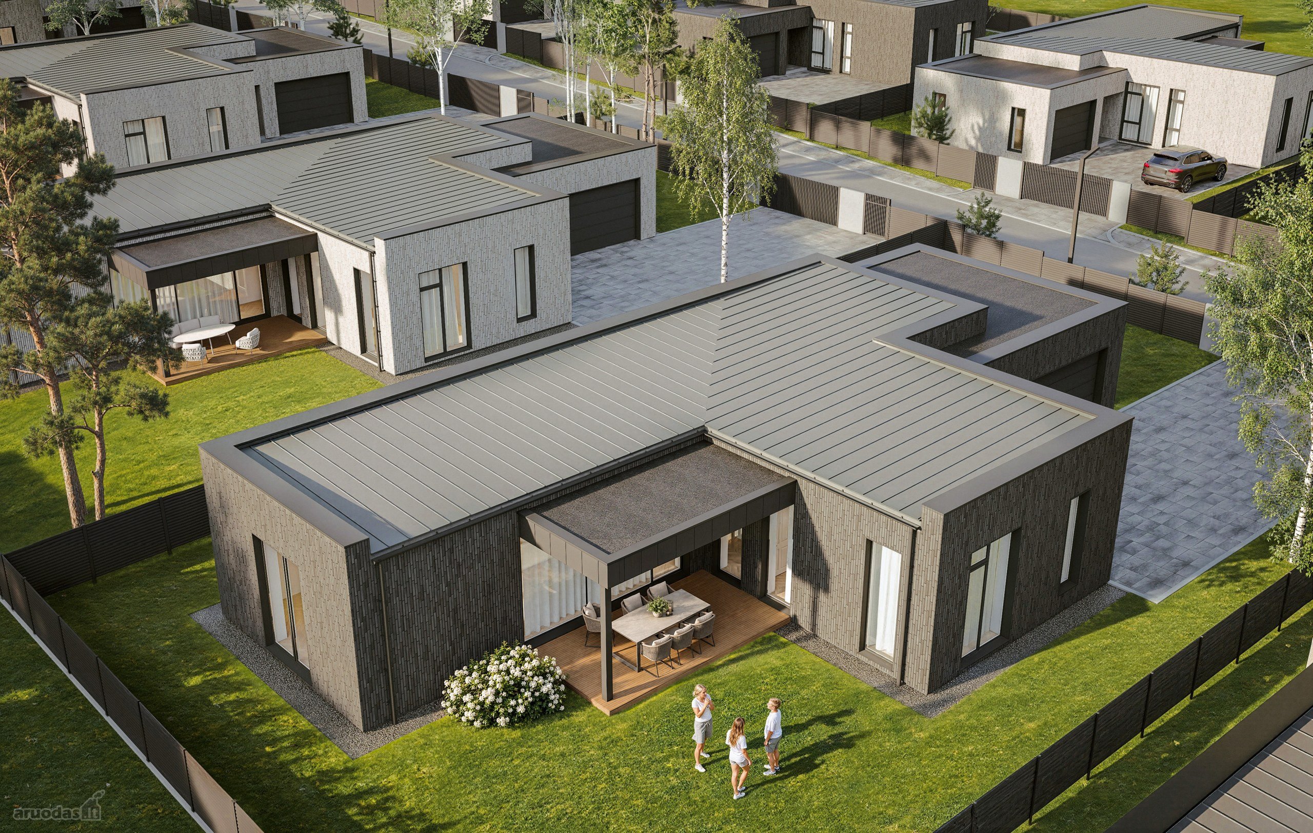 165 m² namas Kalotėje – miesto patogumas ir