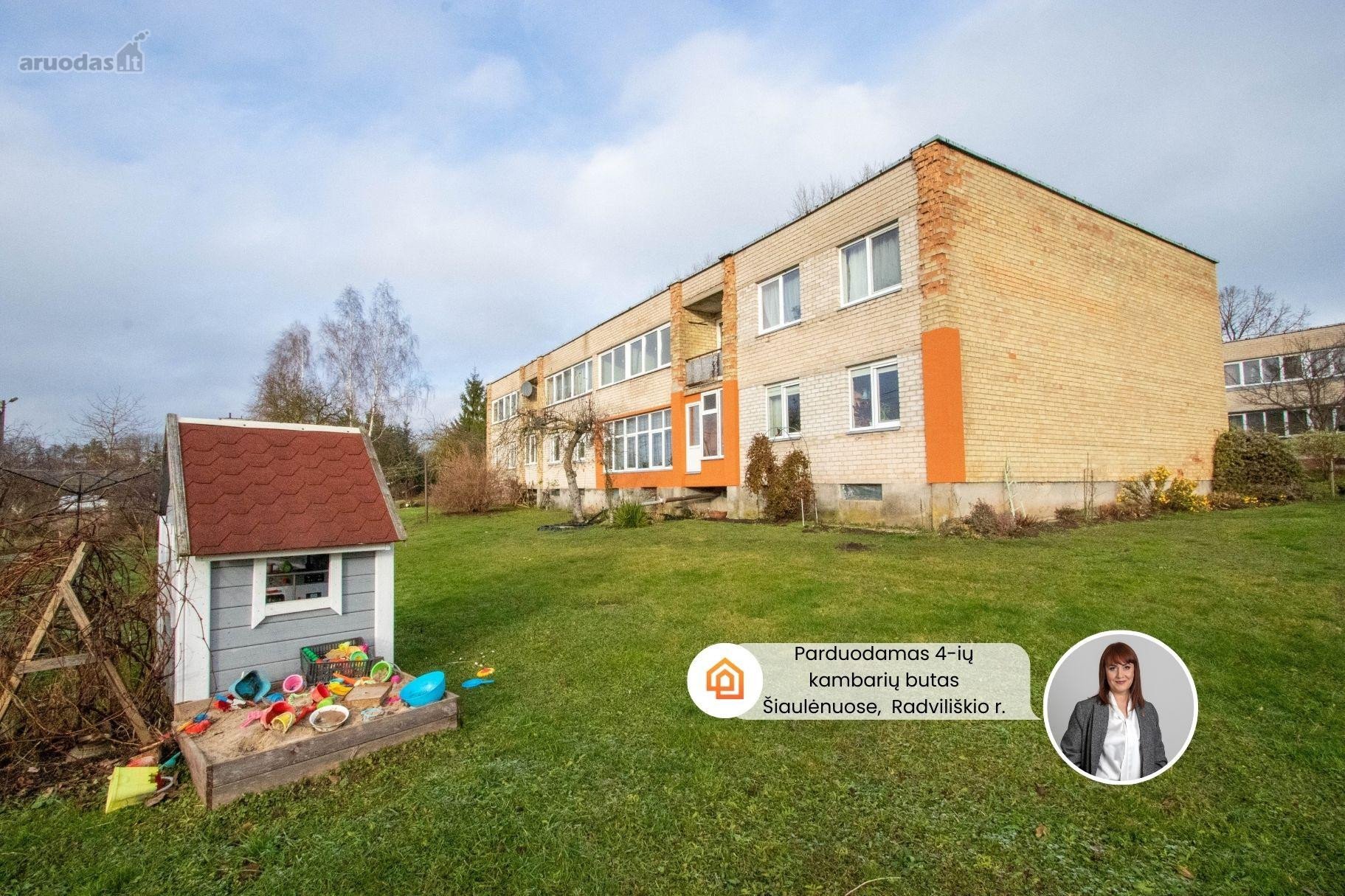 Parduodamas 4 kambarių butas Radviliškio