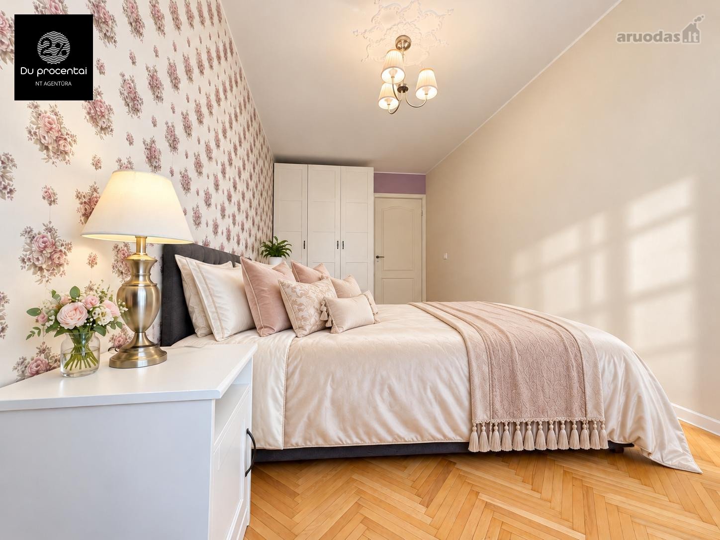 Parduodamas šiltas ir jaukus 2 kambarių, 44