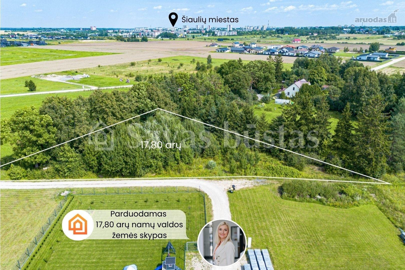 Parduodamas 17,8 arų žemės sklypas Lanko g. 5