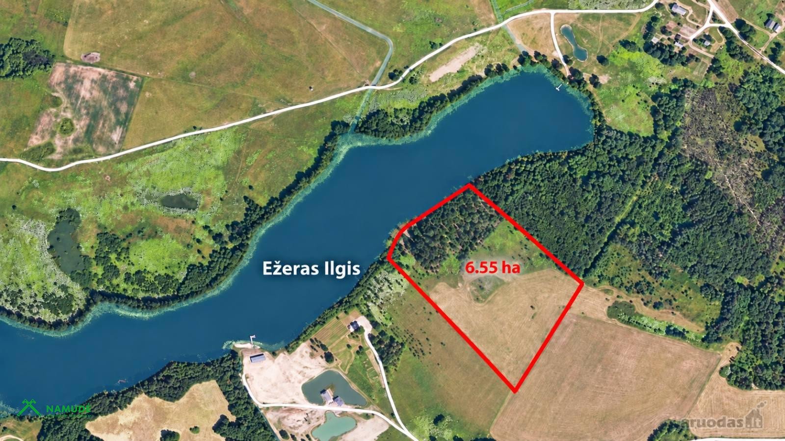 Parduodamas 6,55 Ha Sklypų Kompleksas Su 108