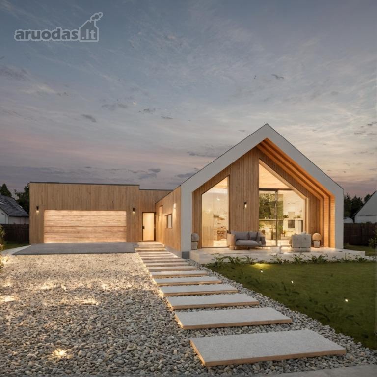 Parduodami 80 m² namai naujai besikuriančioje