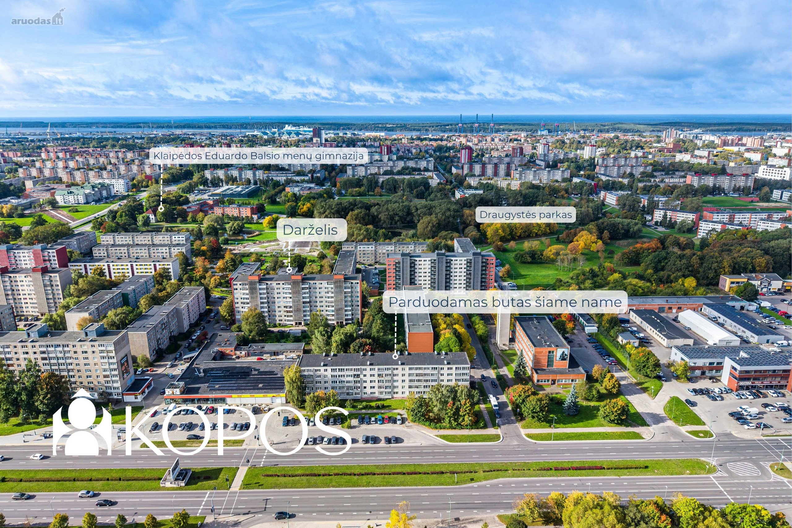 Parduodamas Stilingai Įrengtas 2 Kambarių
